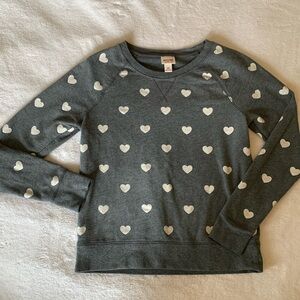 Mossimo Supply Co. Heart Sweatshirt Size Small